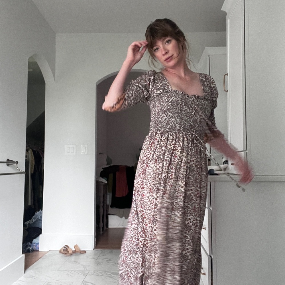 Bl_nk romantic midi dress - Picture 8 of 14